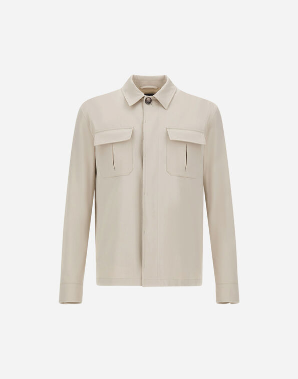 Herno SHACKET IN COTTON GABARDINE STRETCH  GI000634U13286S9403