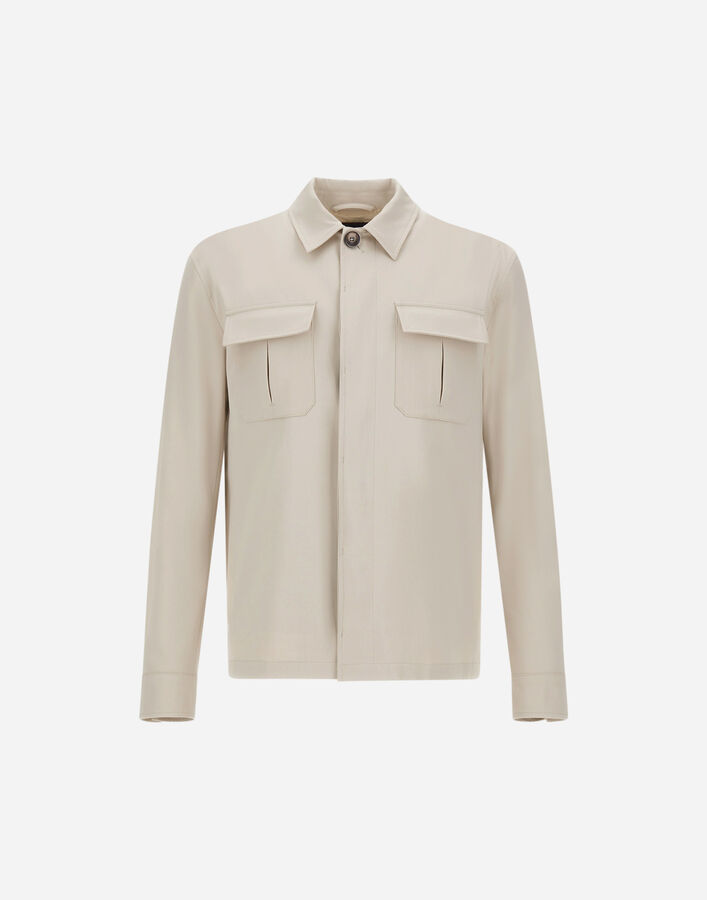Herno SHACKET IN COTTON GABARDINE STRETCH  GI000634U13286S9403