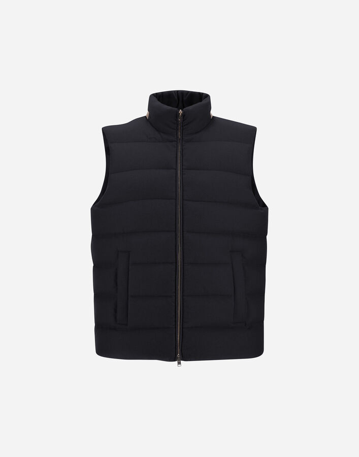 Herno VEST IN CASHMERE, SILK AND MONOGRAM  PI001282U380879200