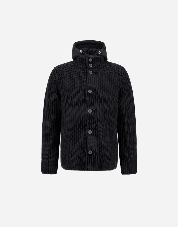 Herno CARDIGAN IN COB STITCH WOOL  MC000150U700169300