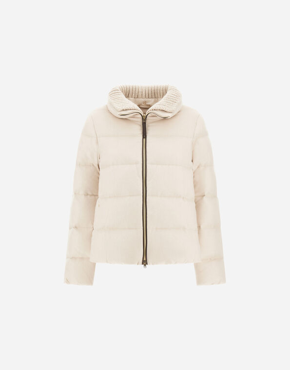 Herno JACKET IN CASHMERE, SILK AND MONOGRAM  PI002151D38087M011985