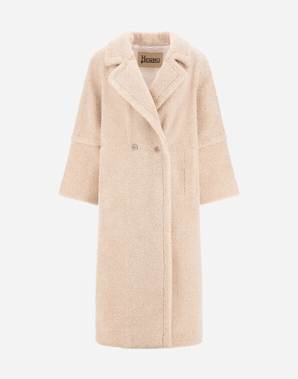 Herno COAT IN MELANGE TEDDY  CA000583D127351983