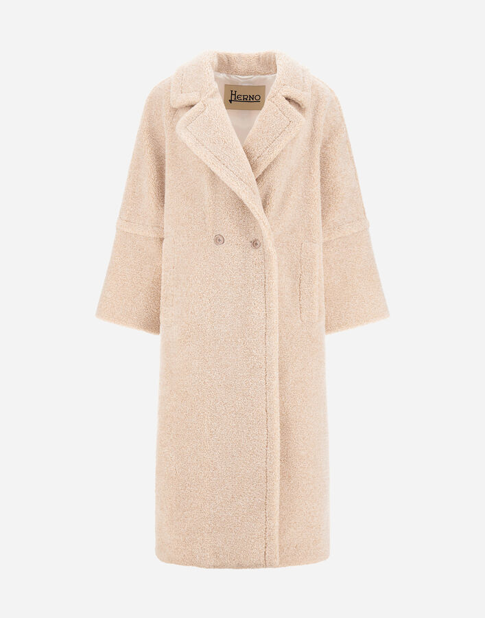 Herno COAT IN MELANGE TEDDY  CA000583D127351983