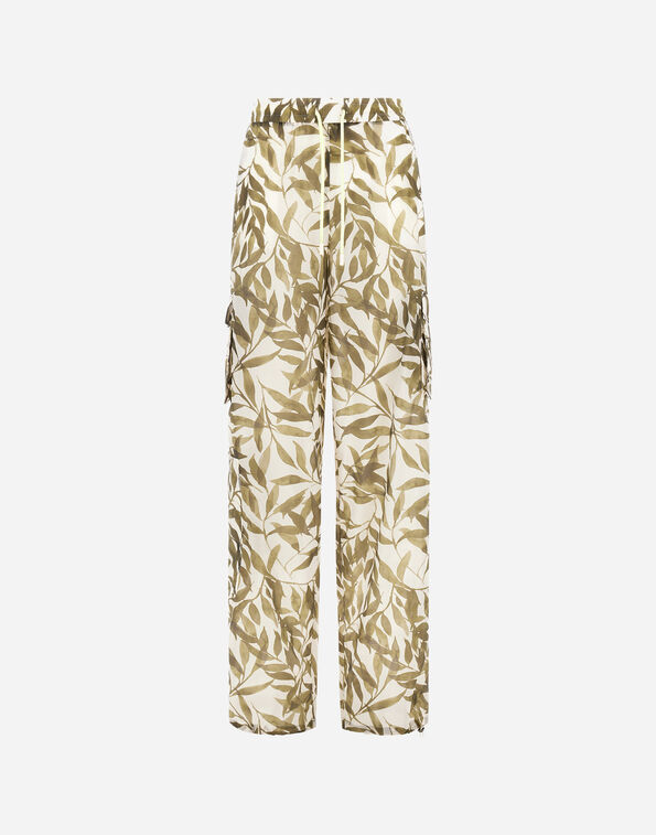 Herno TROUSERS IN PRINTED RIPSTOP AND LIGHT MESH  PT000216D128667710
