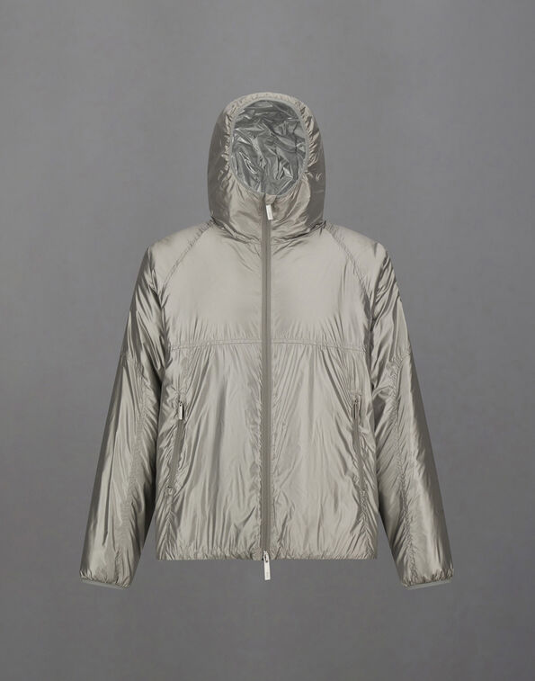 Herno LAMINAR HOODED JACKET IN METALLIC SHIELD  GI00189UL128499500
