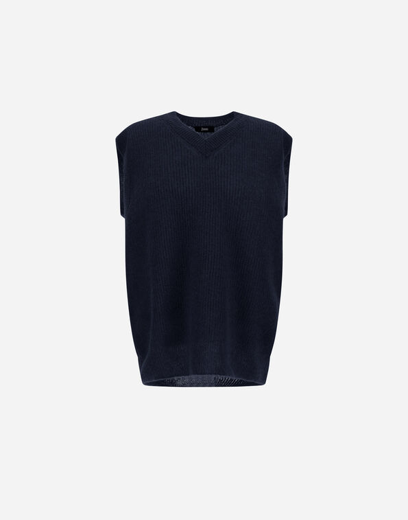Herno VEST IN COB STITCH ALPACA WOOL  MV000008U703129200