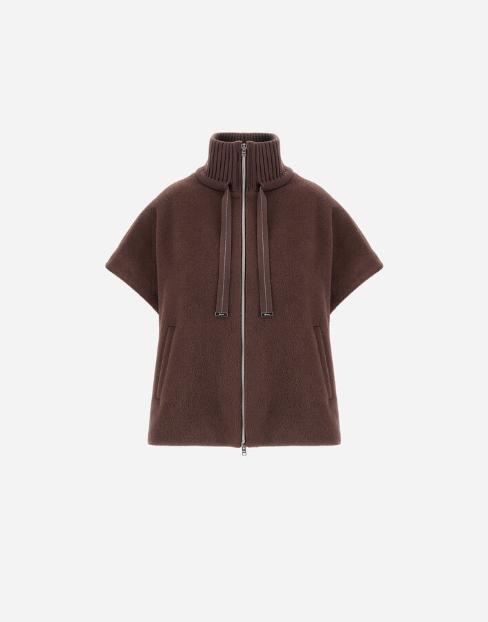 Herno RESORT JACKET IN BEAVER-EFFECT WOOL AND ALPACA BLEND  GI00058DR334998810