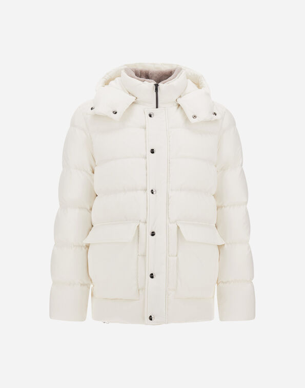 Herno PARKA IN SUPER-MATT TECHNICAL FABRIC WITH MONOGRAM  PI001402U12414Z1000