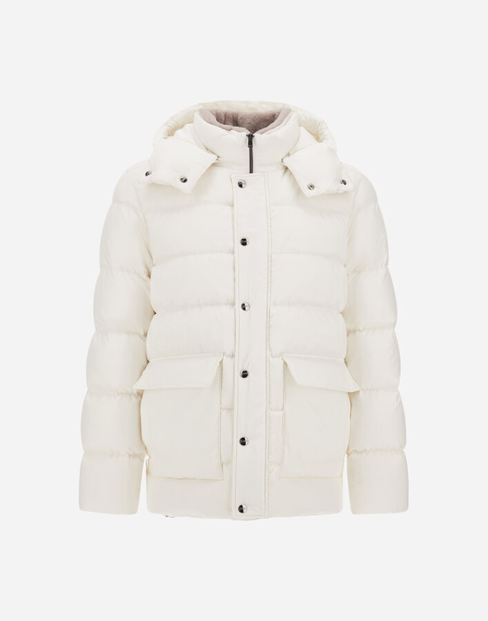 Herno PARKA IN SUPER-MATT TECHNICAL FABRIC WITH MONOGRAM  PI001402U12414Z1000