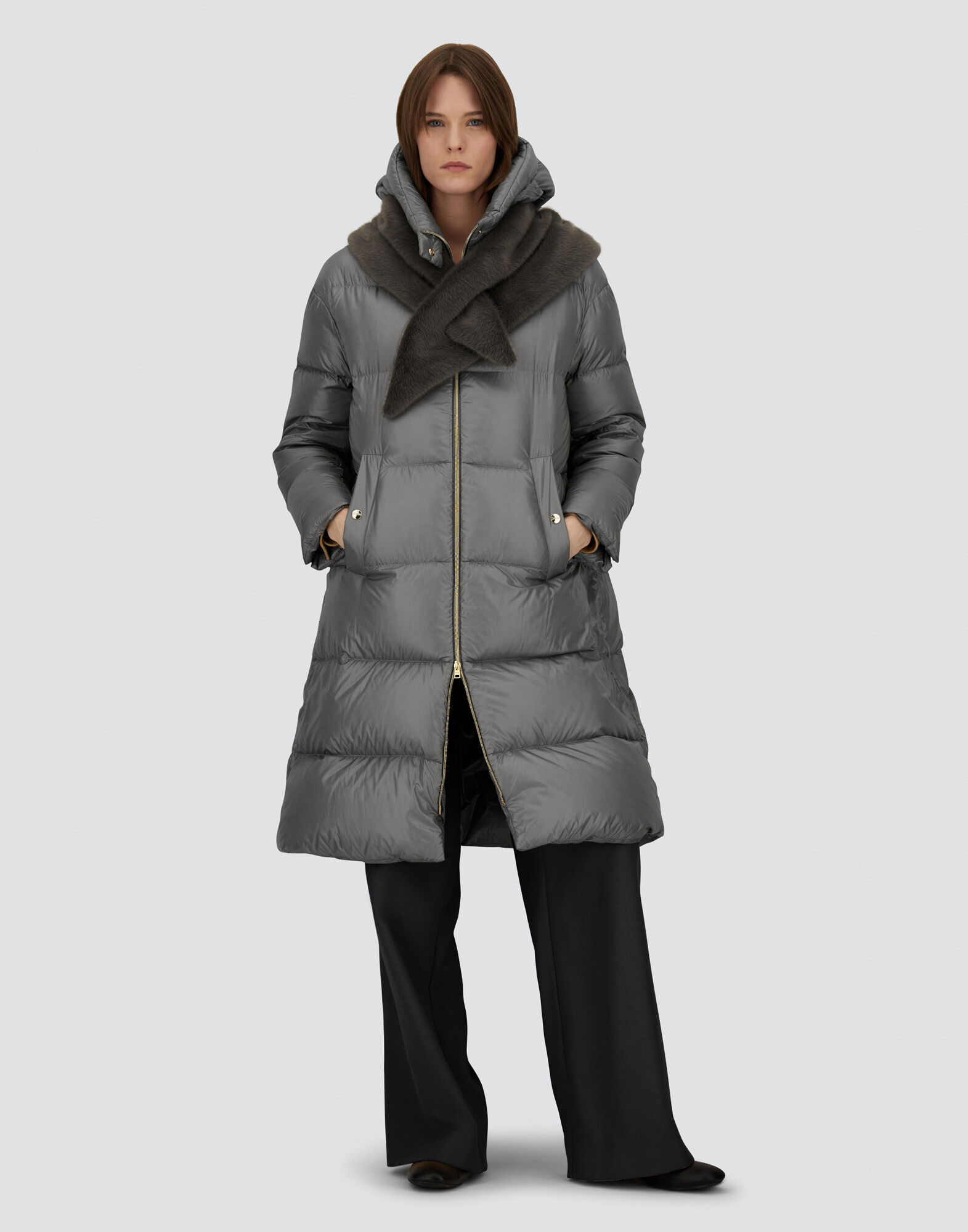PARKA IN NYLON ULTRALIGHT in Grey for Women | Herno®