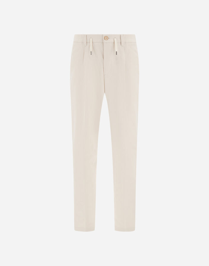 Herno TROUSERS IN COTTON-EFFECT STRETCH FABRIC  PT000236U129051200