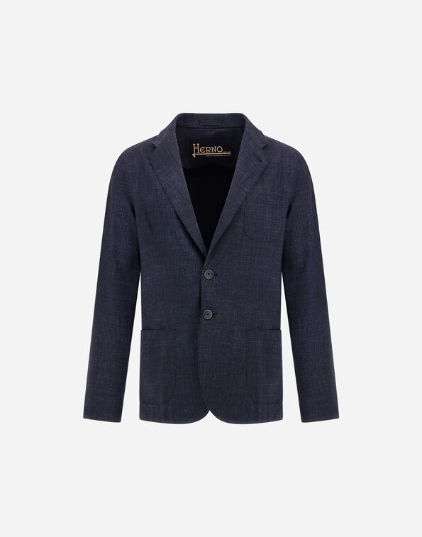 Herno BLAZER IN PRINTED LIGHT SCUBA  GA000157U12880S9200