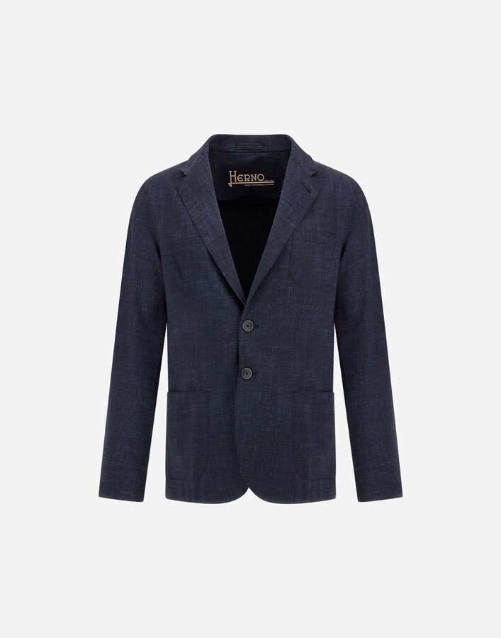 Herno BLAZER IN PRINTED LIGHT SCUBA  GA000157U12880S9200