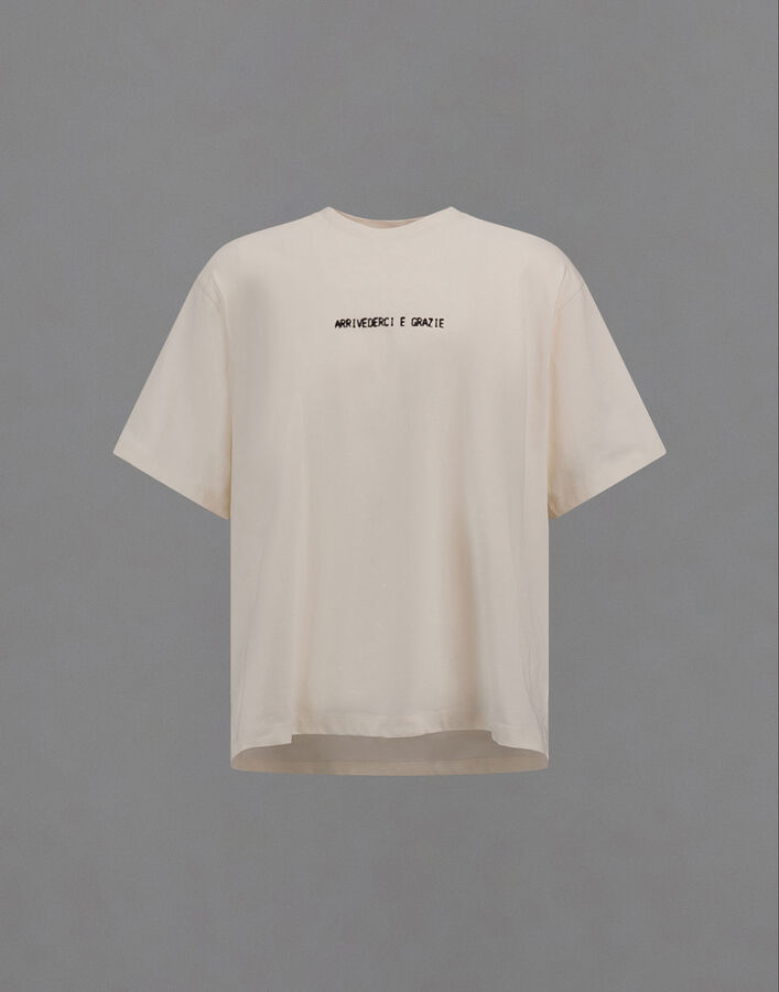 Herno LAMINAR T-SHIRT IN COMPACT JERSEY  JG00089UL520001001
