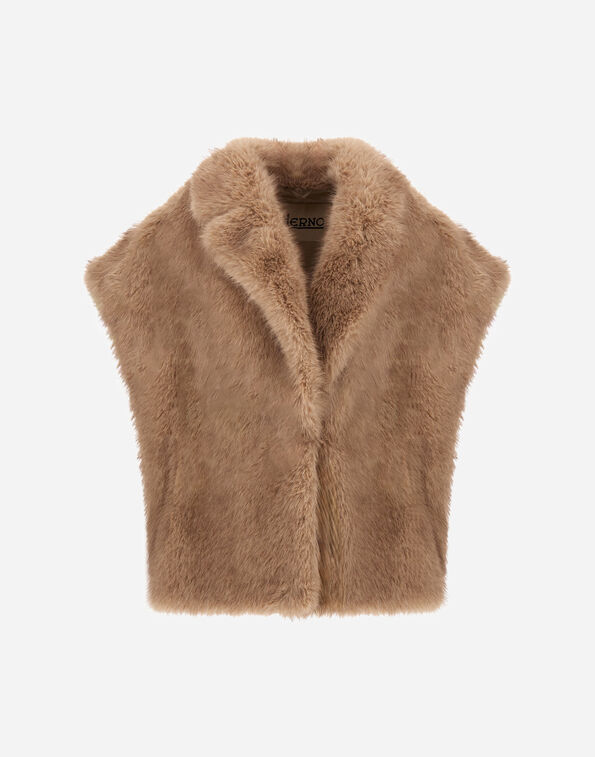 Herno LONG-PILE FUR-TOUCH VEST  GC000607D129081985