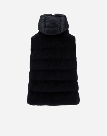 VEST IN NEW LADY FAUX FUR in Black for Women | Herno®