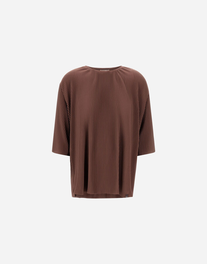 Herno RESORT T-SHIRT IN PLEATED JERSEY  JG00056DR521098810