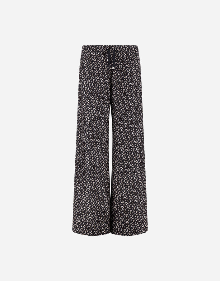 Herno TROUSERS IN ICONIC PRINT SILK  PT000210D16009P9300
