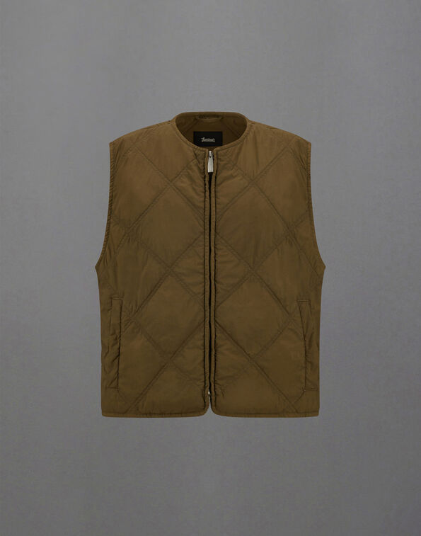 Herno LAMINAR VEST IN TRANSITIONAL QUILTED GARMENT DYED  GI00208UL12852S7305T04
