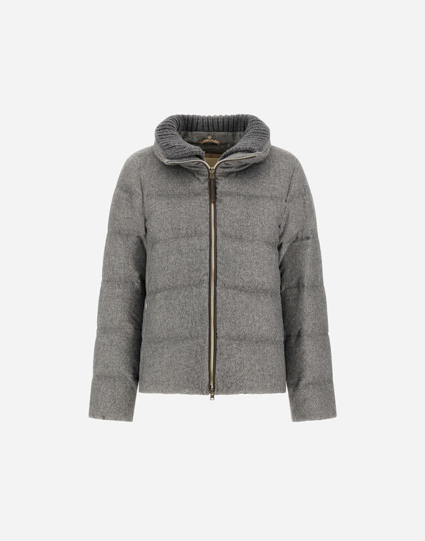 Herno JACKET IN CASHMERE, SILK AND MONOGRAM  PI002151D38087M019430