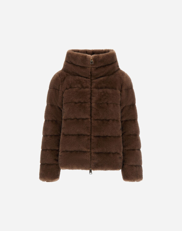 Herno M&Eacute;LANGE MINK-EFFECT JACKET  PI002283D129418810