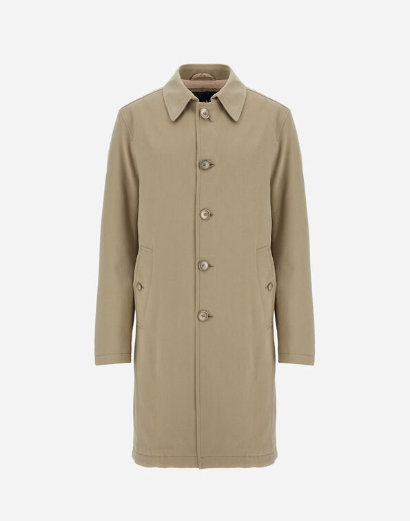 Herno RAINCOAT IN STRETCH COTTON VELVET AND MONOGRAM  IM000375U13268S1983