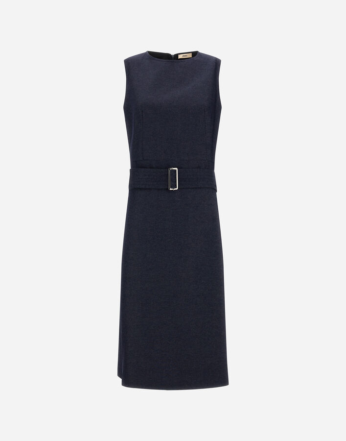 Herno DENIM-EFFECT COTTON DRESS  AB000047D132679200