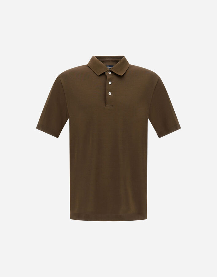 Herno JERSEY KNIT EFFECT POLO SHIRT  JPL00125U520597745