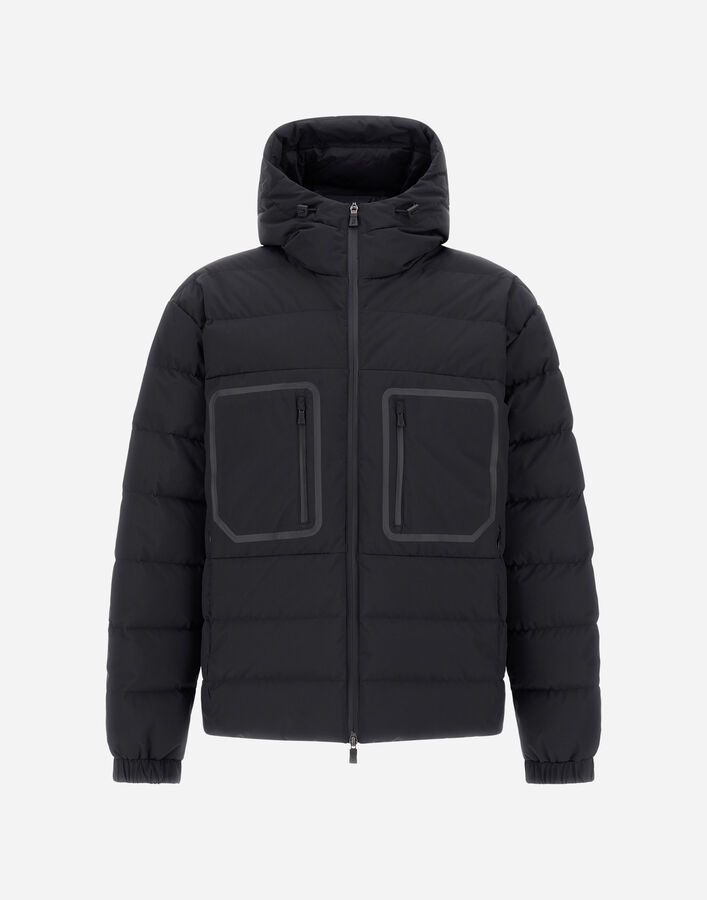 Herno HOODED JACKET IN 2-LAYER WINDSTOPPER  PI001291U128409300