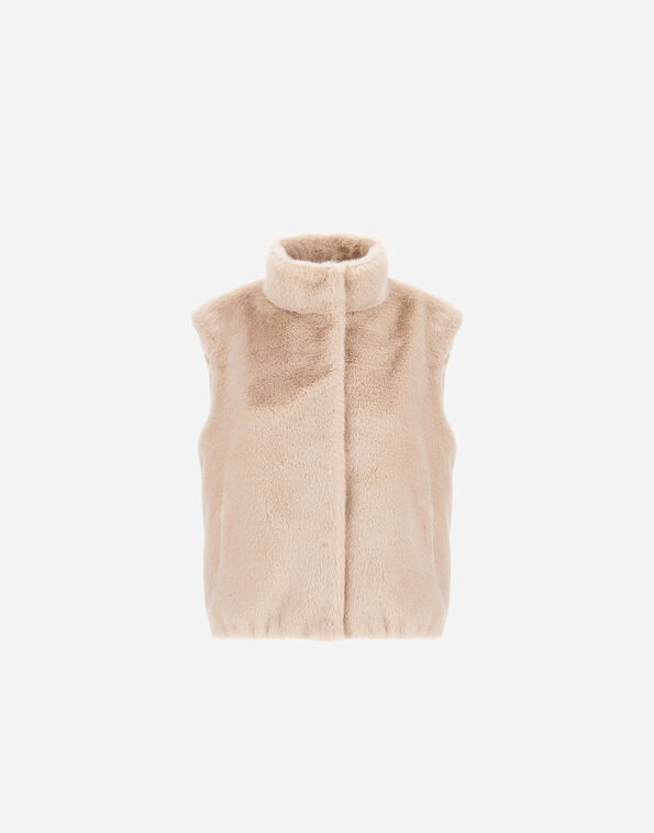 Herno RESORT VEST IN FAUX MINK FUR  GC00071DR126241985