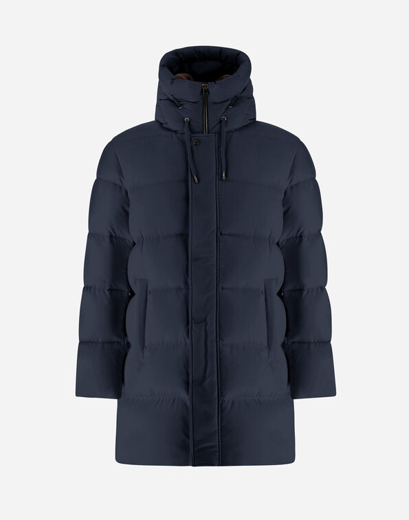 Herno LONG JACKET IN ARENDELLE AND MONOGRAM  PI001159U12414Z9200