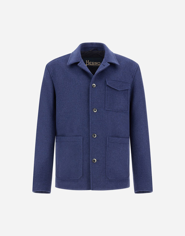 Herno FIELD JACKET IN SOFT RECYCLED WOOL  FI000138U33475R9250