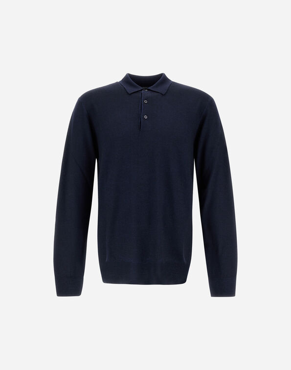 Herno POLO SHIRT IN LIGHT MERINO WOOL  MPL00003U702719200