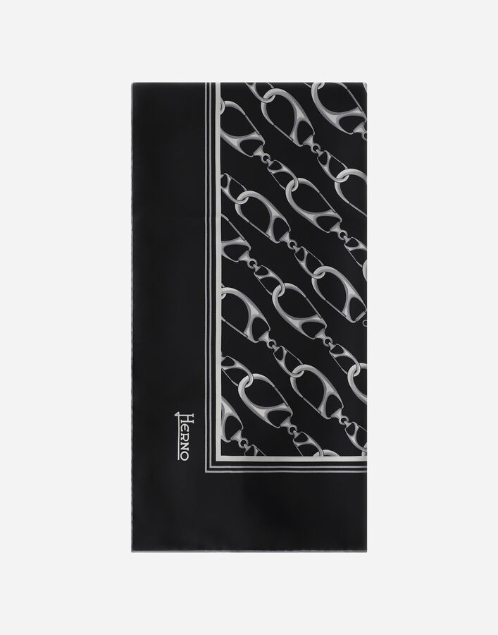 Herno SCARF IN ICONIC PRINT SILK  FOULARD90150309300