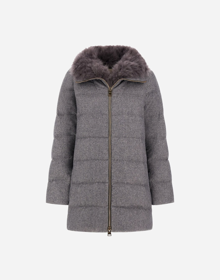 Herno A-SHAPE JACKET IN CASHMERE AND SILK  PI002181D380879430