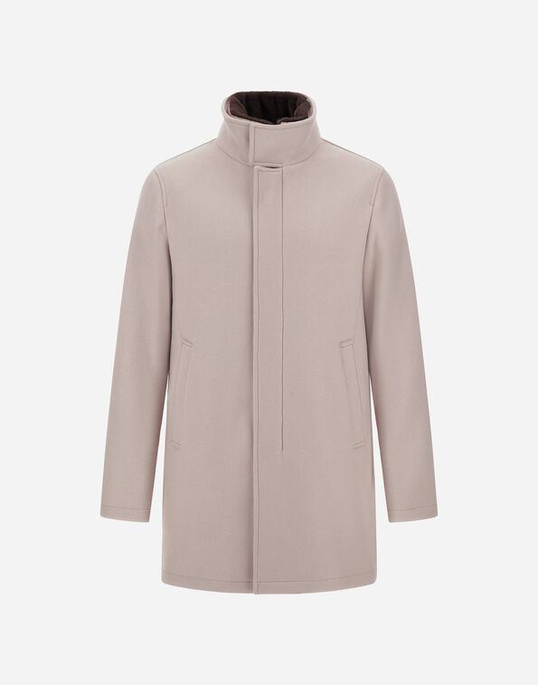 Herno COAT IN ECOWOOL AND LIGHT FAUX FUR  CA000214U333441985