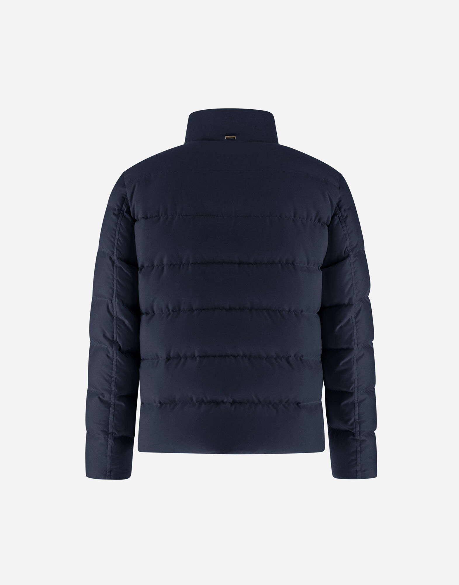BOMBER JACKET IN ARENDELLE AND FAUX FUR in Navy Blue for Men | Herno®
