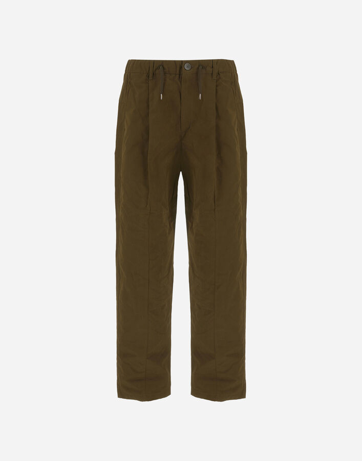Herno TROUSERS IN WAXED TECH COTTON  PT000131U13800Z7740