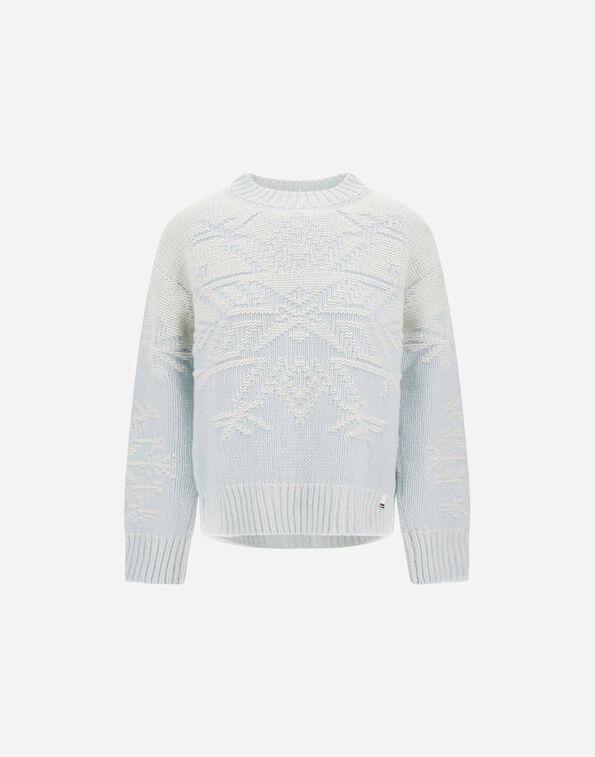 Herno WOOL JUMPER WITH VANIS&Eacute; INLAY  MG000258D703811010