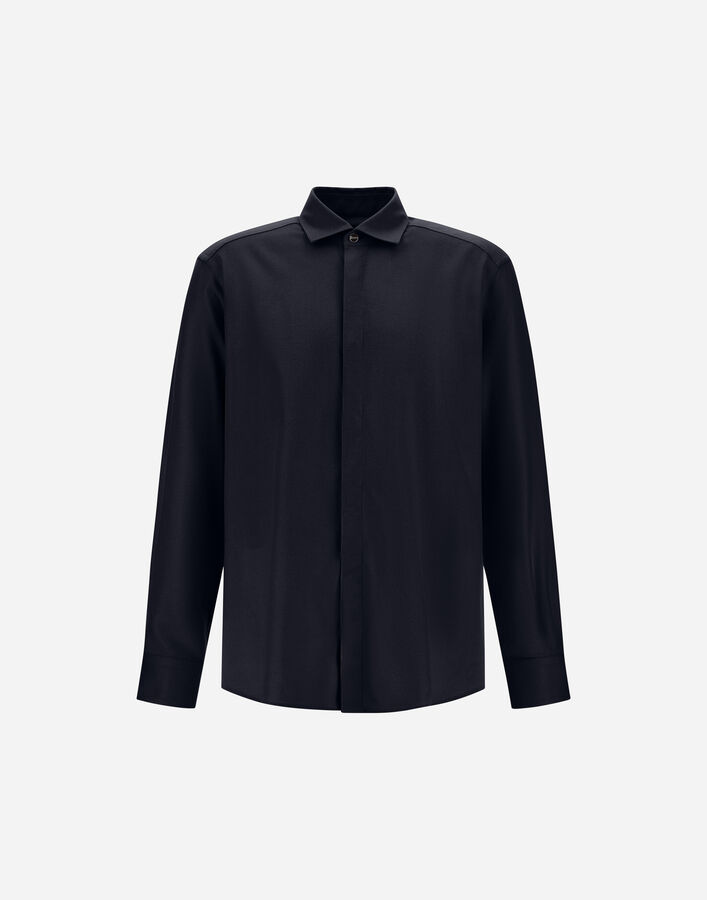 Herno RESORT SHIRT IN CASHMERE AND SILK  CM00015UR380879200