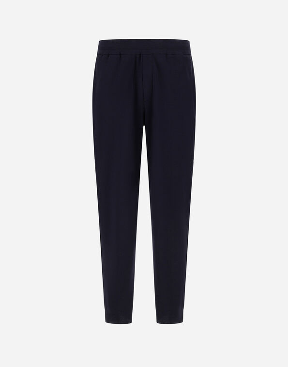 Herno TROUSERS IN JERSEY KNIT EFFECT  PT000196U520599201