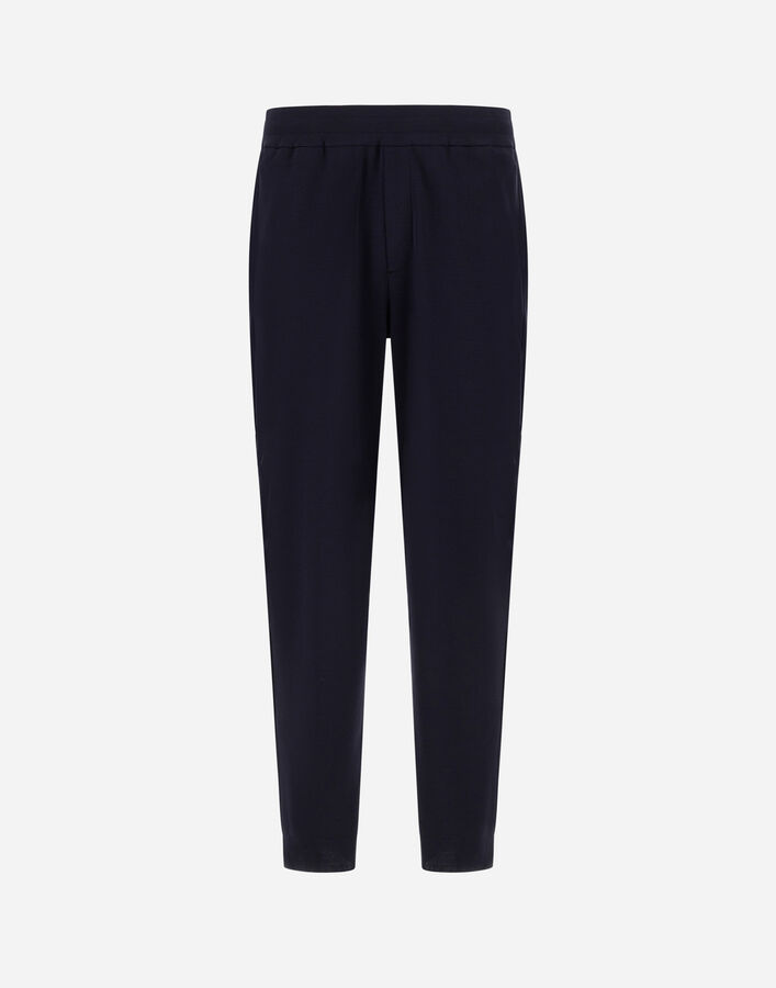 Herno TROUSERS IN JERSEY KNIT EFFECT  PT000196U520599201