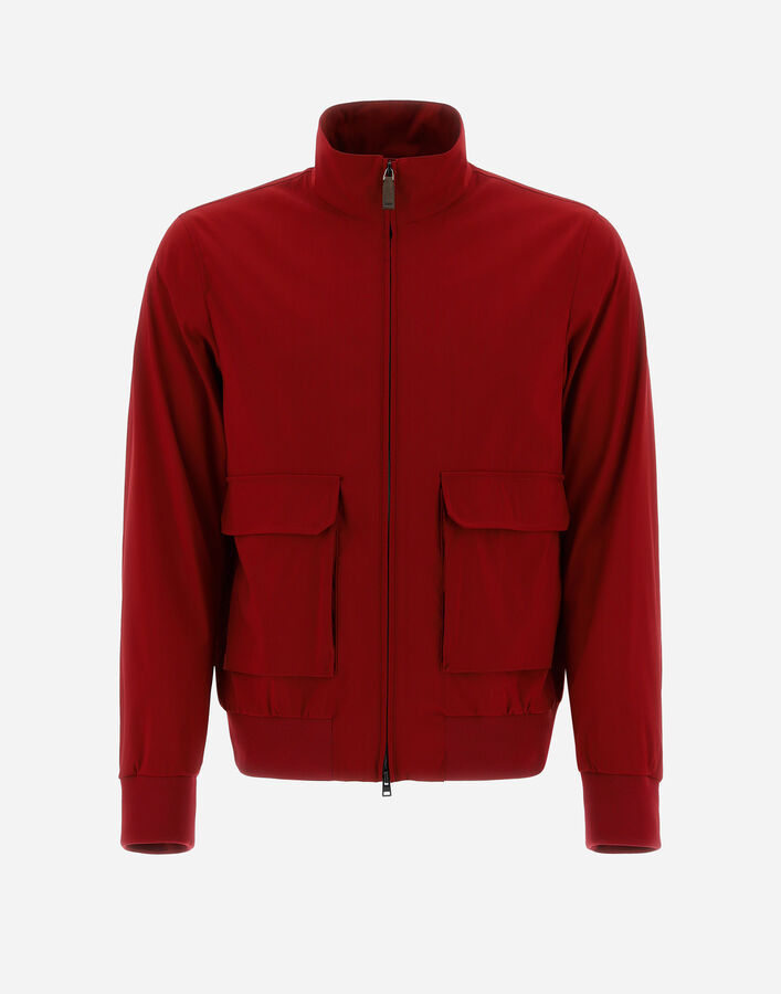 Herno Bomber nero in nylon laqué PI000143G main image 1