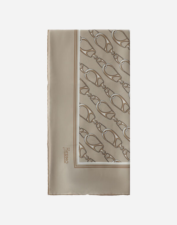 Herno SCARF IN ICONIC PRINT SILK  FOULARD90150302157