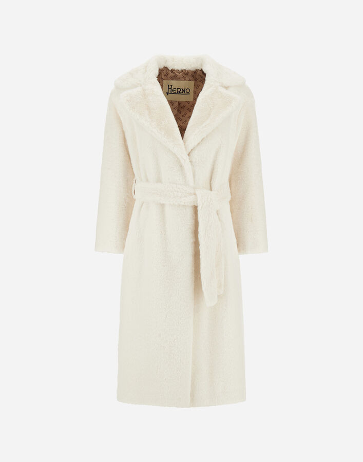 Herno COAT IN SOFT ALTERNATIVE FUR  CA000586D124221000