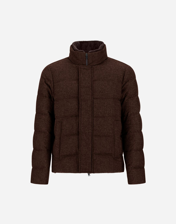 Herno JACKET IN CASHMERE, SILK AND MONOGRAM  PI001331U380878800