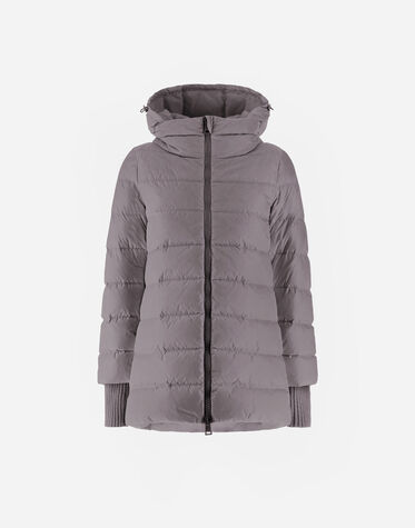 A-SHAPE JACKET IN NYLON CHAMONIX in Grey for Women | Herno®