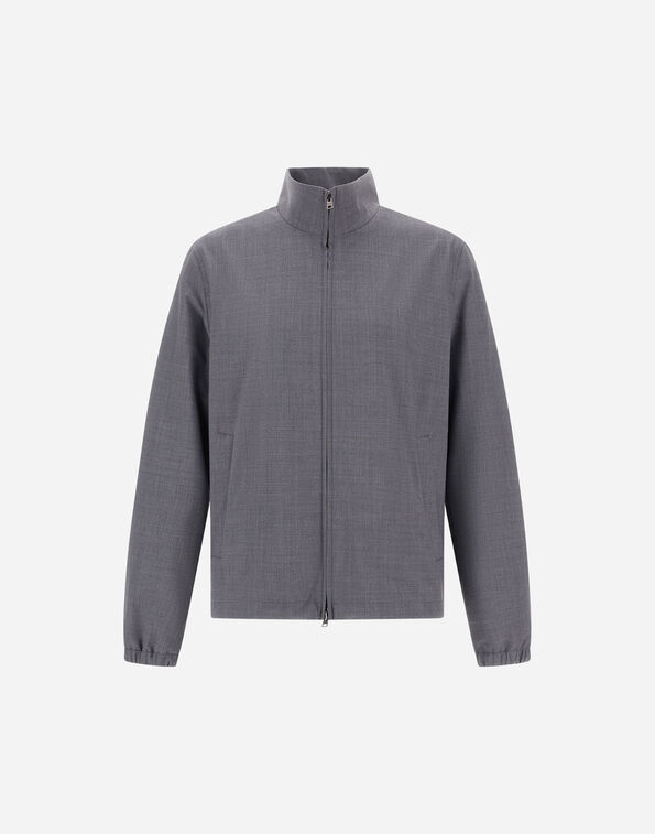 Herno BOMBER JACKET IN COOL STRETCH WOOL  GT000003U128089450