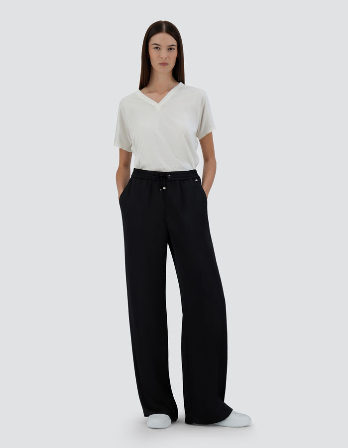 Herno Gray Wool Casual Pants main image 0