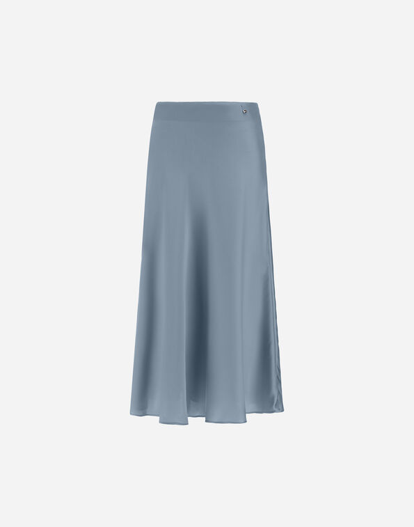 Herno RESORT SKIRT IN EXTRA-FINE SATIN  GN00031DR129129004